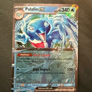 Palafin EX Pokémon Card - Blue